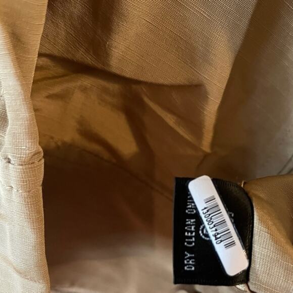 Lafayette 148 New York Tan Jacket With Belt Size 2 - Picture 14 of 14